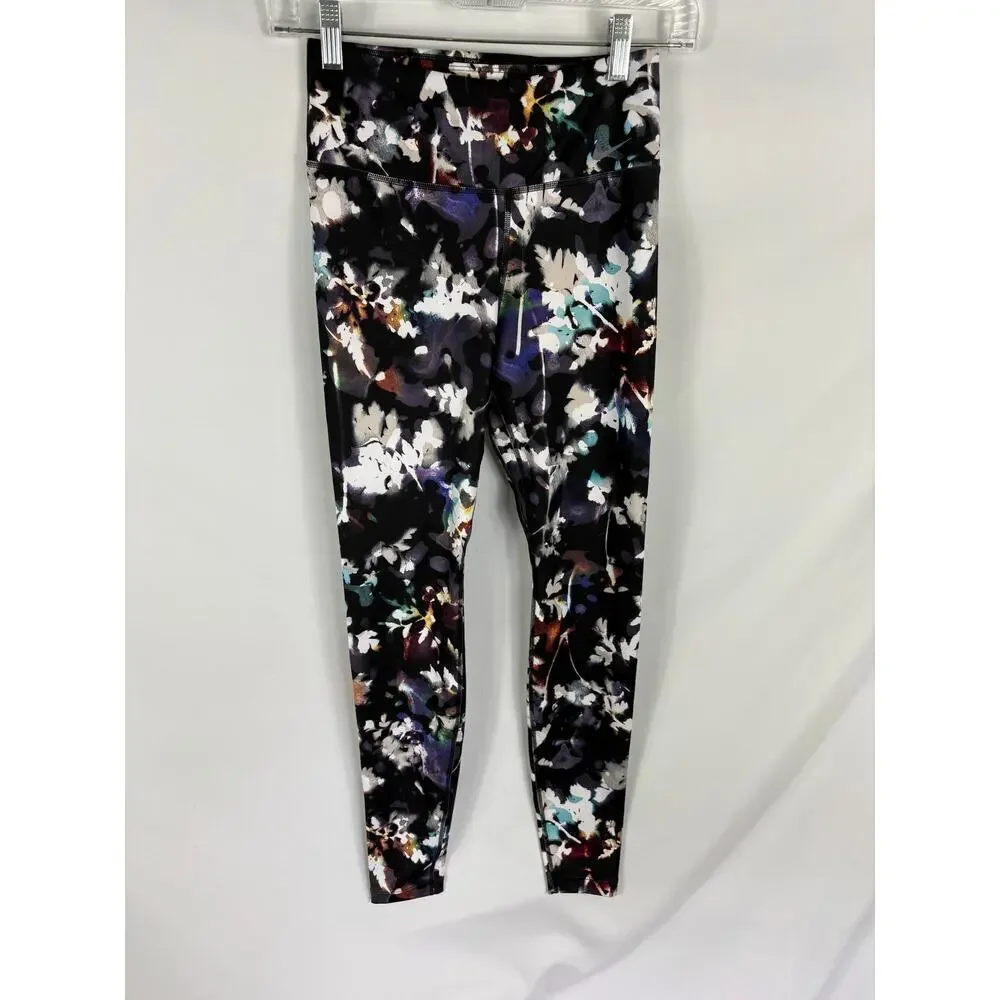 Nike Dri Fit Floral Printed Leggings Size Small